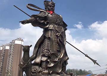 滁州美丽乡村主题雕塑——二郎神文化